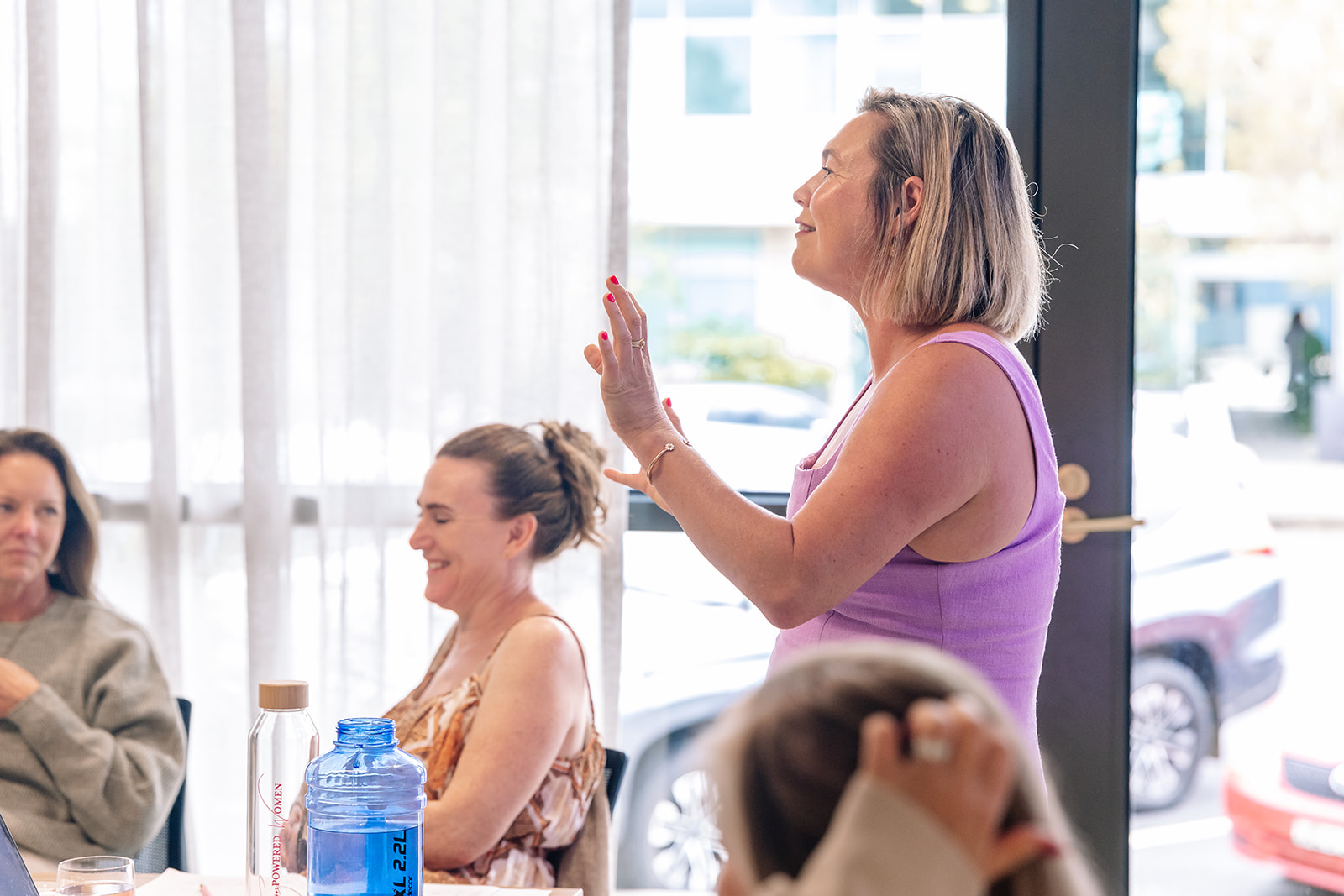 Laura Holderness facilitating a FemPowered Intensive